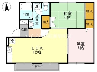 ボナール平松の物件間取画像